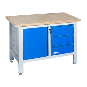 Établi Fervi B009/B1 avec plateau en bois 1200x600x865mm - Product Image 1