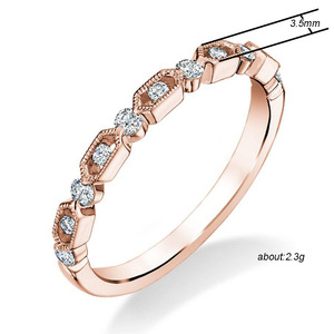 Anello Minimalista Classico da Indossare sul Dito Indicatore per Donne, Gioielli di Moda Quotidiana all'Ingrosso - Product Image 4