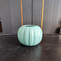 Vase de table Art Déco en céramique blanche, en forme de citrouille, pour mariage, fleurs artificielles, fait main, vente en gros
