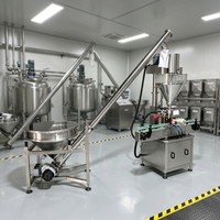 Machine de remplissage à tête unique à commande servo pour poudre de protéines de 50 g