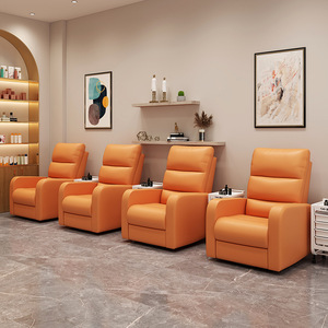 Fauteuil inclinable électrique pour salon et salle de séjour avec rembourrage en mousse et fonction d'inclinaison - Product Image 2