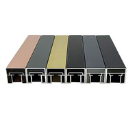 30 Pinces à rainure en alliage de magnésium et aluminium brossé pour garde-corps en verre de 16 mm, pour escaliers en colimaçon intérieurs, garde-corps de balcon et sols