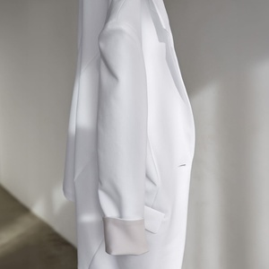 Homens OEM Manga Longa Branco Médico Casaco Farmácia Pet Shop Beleza Macacão Lab Coat Branco Labcoats Hospital Uniformes <span class=keywords><strong>Blazer</strong></span> - Product Image 2