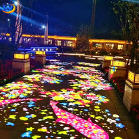 Projecteur AR d'intérieur populaire, projection interactive 3D sur sol, projection holographique haute résolution, projection 3D tout-en-un