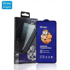 SY Bingo Dog Black 9D Curved Tempered Glass 9H Screen Protector For Apple iPhone 13