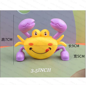 Giocattolo divertente popolare per i più piccoli che strisciano esercizio a carica di granchio meccanico per eventi di festa per bambini - Product Image 5