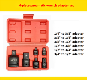 Juego de 6 Llaves de Impacto Neumáticas HARDLAND B1-88 de Acero al Cromo Vanadio con Estuche Rígido para Uso Industrial - Product Image 4