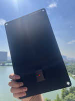 Chargeur mobile pliable multi-usages à haute efficacité, étanche, panneaux solaires portables flexibles en silicium monocristallin 15W