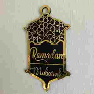 Wooden Acrylic Decoration Decor <b>Islamic</b> Wall Art Ramadan and Eid Mubarak Sign - Product Image 4