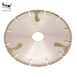 Disco <span class=keywords><strong>de</strong></span> Corte y Pulido LITTLE ANT <span class=keywords><strong>de</strong></span> 115 mm, Hoja <span class=keywords><strong>de</strong></span> Sierra Electrochapada Premium <span class=keywords><strong>de</strong></span> 4.5 Pulgadas para Vidrio, Cerámica y Azulejos, Corte Rápido sin Residuos - Product Image 1