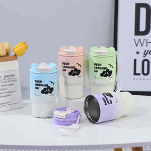 Modern Gradient 316 Stainless Steel Thermos <b>Cup</b> <b>with</b> 6-12 Hours Thermal Insulation Portable Design - Product Image 6