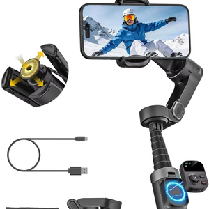 Estabilizador de <span class=keywords><strong>Gimbal</strong></span> Inteligente AOCHUAN X3 para Smartphone con Seguimiento IA, Control Remoto Desmontable, Barra de Extensión de 51cm, Trípode de <span class=keywords><strong>3</strong></span> <span class=keywords><strong>Ejes</strong></span> con Luz de Relleno - Product Image 1