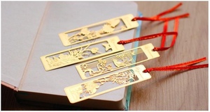 Custom Laser Cutting Metal <b>Bookmark</b> Branded <b>Promotional</b> Item - Product Image 3