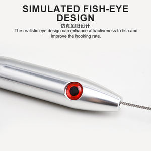 TEASER TR011 4,7 pouces, gros appât de pêche à la traîne, appât de pêche en eau salée, appât de pêche au thon à la traîne, appât de pêche en eau profonde - Product Image 4