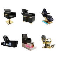 Ensemble de meubles de luxe pour manucure et pédicure, table de manucure, fauteuil de pédicure massant, chaise de pédicure électrique pour salon de beauté et spa des pieds