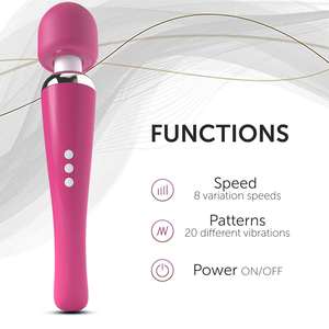 Großhandel Leistungsstarker Elektrischer Massagestab Wiederaufladbarer Handgehaltener Vibrations-Massagestab für den Ganzen Körper - Product Image 6