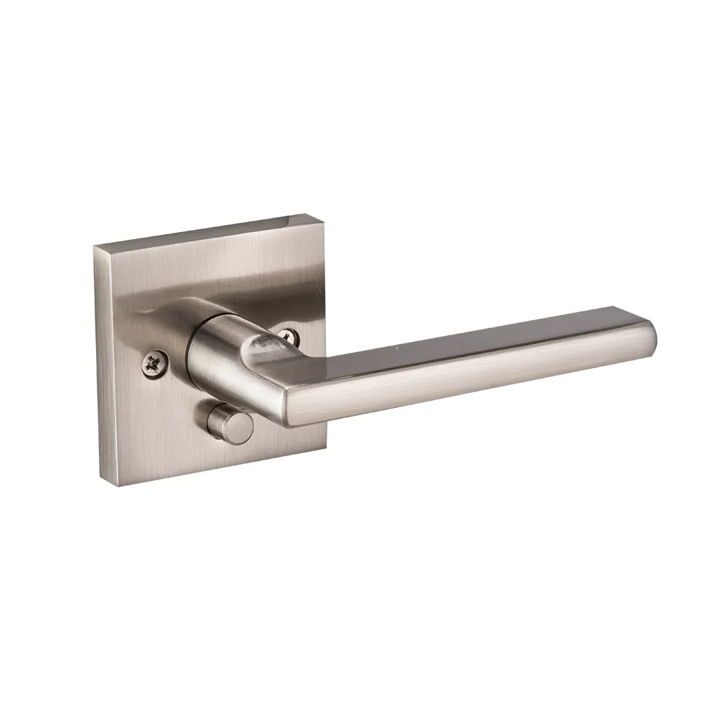 Modern Housing Keyless Door Lock Security Zinc Alloy Cylinder Door Lever Lockset With Handle