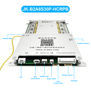 JK BMS B2A8S30P-HC Smart BMS V19 4S~8S BT RS485 HEAT CAN 2A Corriente 300A Balanceador Activo para Baterías Li-ion LiFePo4 LTO - Product Image 3