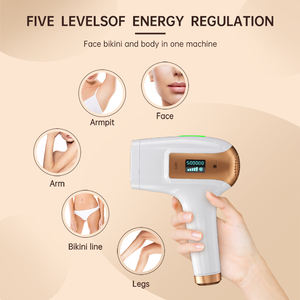 새로운 OEM 미니 휴대용 전문 <span class=keywords><strong>IPL</strong></span> 레이저 제모기 영국/미국 플러그 무통 아이스 쿨 리무버 영구 가정용 제모 - Product Image 5