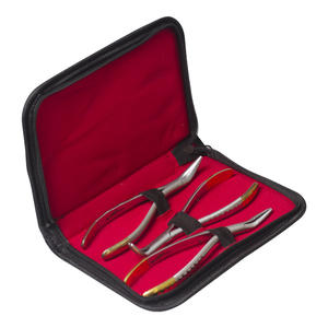 Juego de Fórceps Dentales Manuales Reutilizables para Extracción, de Metal/Acero, para Restos de Raíces en Mandíbulas Superior e Inferior - Product Image 1