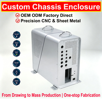 Boîtier de serveur en rack personnalisé, boîtier métallique, composants usinés CNC, fabrication de haute précision, usine source, directement de l'usine, OEM/ODM