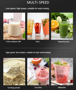 Mélangeur de jus de cuisine multifonction 4500W 2-en-1 avec USB à vitesse variable et compatible avec la voiture Mélangeur électrique sans BPA à 5 vitesses et plus - Product Image 4
