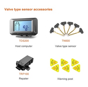 Sistema de detección de presión de neumáticos TPMS <span class=keywords><strong>Digital</strong></span> Popular para remolques de camiones RV Sensores externos internos inalámbricos para seis vehículos - Product Image 4