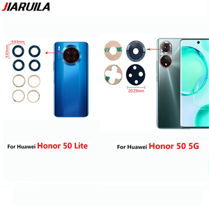 Cristal de Cámara al por Mayor para Huawei <span class=keywords><strong>Honor</strong></span> <span class=keywords><strong>50</strong></span> 5G <span class=keywords><strong>Lite</strong></span>, Lente de Cámara Trasera, Cristal de Lente de Cámara, Repuestos para Teléfono Celular, Cables Flexibles para Teléfono Móvil - Product Image 1