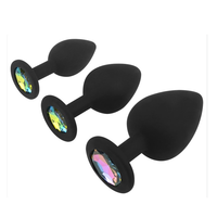 Vente en gros de jouets sexuels pour hommes, jouets sexuels pour adultes, vrai plaisir anal, produits, godemichet anal en silicone, bijou en cristal