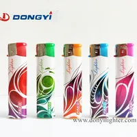 Briquet à gaz jetable en plastique, cinq couleurs mélangées, très vendu au Moyen-Orient