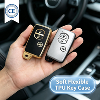 Étuis à clés de voiture à faible MOQ, coque réversible en TPU pour clé de voiture, toucher doux, étui de protection intelligent pour clé de voiture Landcruiser Prado