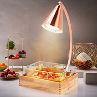 Lampe chauffante électrique pour aliments, réchauffeur de buffet, acier inoxydable, équipement de conservation de la chaleur pour table de restaurant