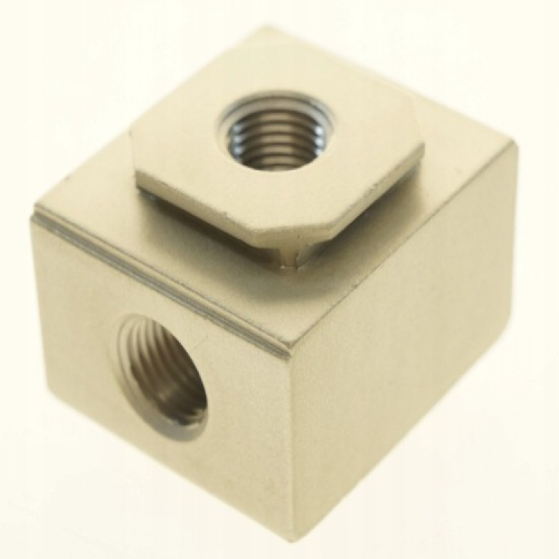 Colector Neumático De Aire, Divisor G1 2 Entradas G1 4 Salidas 30 X 30 Mm Bloque De Distribución Conector Bloque Colector (SY30-02-5F
