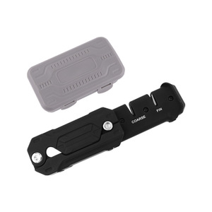 Afilador de Cuchillos Multifuncional 2 en 1, Portátil, de Acero Inoxidable, para Exteriores, Herramienta Manual de Afilado - Product Image 1