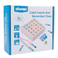 Juguete Educativo Montessori para Niños, Juego de Pesca Magnética para Capturar Insectos y Jalar Rábanos, Desarrollo de la Coordinación Mano-Ojo