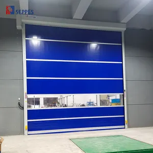 Fabrika hızlı hız kapı perdesi PVC yüksek hızlı kapı otomatik yüksek hızlı PVC kapı