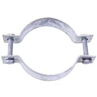 Colliers de serrage pour tuyaux en acier au carbone zingué, réglables, anti-corrosion, galvanisés à chaud, personnalisables OEM