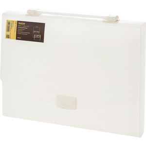 A4 Document Storage Bag PP Plastic Rectangle Office Organizer 10-20L Standing Type Transparent White Khaki Red - Product Image 5