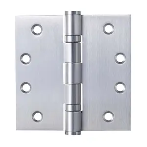 3.5 इंच 4 इंच 304 स्टेनलेस स्टील लोहे के दरवाजे टिका अमेरिकी शैली इंटीरियर धुरी दरवाजा काज