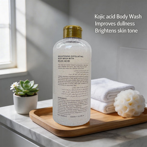 Gel de Ducha Exfoliante en Oferta, con Ácido Kójico y Vitamina E, Aclarante, Hidratante, Perfumado, Limpieza Profunda, Ilumina la Piel, OEM - Product Image 5