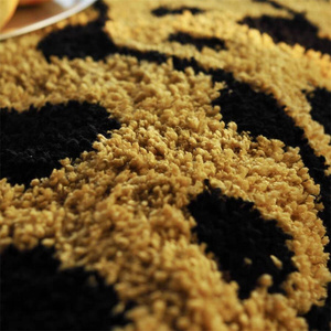 <span class=keywords><strong>Alfombra</strong></span> amarilla para puerta de hogar, alfombrilla absorbente para <span class=keywords><strong>baño</strong></span>, alfombrilla antideslizante para puerta con puntos negros, <span class=keywords><strong>Alfombra</strong></span> de calabaza de Halloween con mechones - Product Image 2