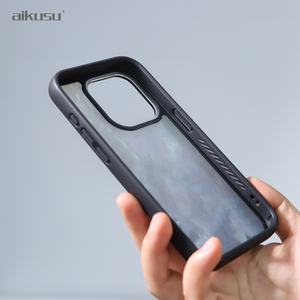 Coques de téléphone en TPU mat avec protection contre les chutes 3M, dégradé rose nacré, pour iPhone 16 15 14 13 Pro Max - Product Image 5