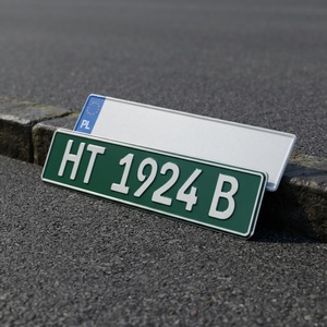<span class=keywords><strong>Plaque</strong></span> d'<span class=keywords><strong>immatriculation</strong></span> de voiture en aluminium gravée sur mesure, logo personnalisé, souvenir américain et européen, <span class=keywords><strong>plaque</strong></span> décorative en métal, vente en gros - Product Image 5