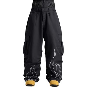 Pantalon de neige unisexe ample personnalisé, imperméable 20K, respirant 15K, coupe-vent, pour snowboard et ski, taille adulte - Product Image 1