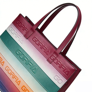 Bolso Tote Degradado 2026, Bolso de Mano de Cuero PU para Mujer, Gran Capacidad, con Letras en Relieve, Bolso de Hombro, Ideal para Compras/Trabajo - Product Image 5
