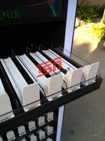 Présentoir à cigarettes pour magasin de détail, support de meuble d'affichage pour bureau de tabac avec poussoir