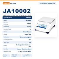 Balance numérique de précision 0,01g-1000g (unités g/kg), 18 unités, fonction tare, comptage, pour laboratoire, vente en gros, distributeur