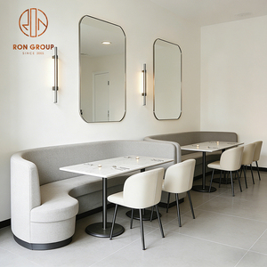 Set Tavolo e Sedie in Marmo per Ristorante e Caffetteria, Divano, Panca e Sedute per Arredamento Bar - Product Image 6