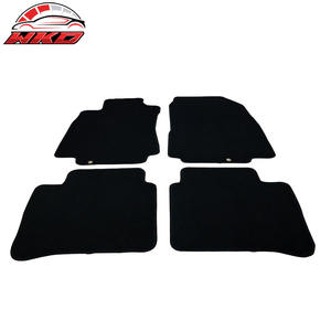 พรมปูพื้นสำหรับนิสสัน เวอร์ซา 07-12 4 ชิ้น ชุดพรมกันลื่นด้านหน้าและด้านหลังสีดำกำมะหยี่ - Product Image 2