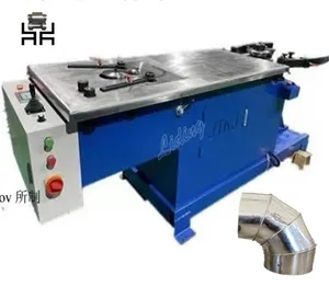 Hot selling auto hvac air duct forming pipe making elbow machine with great price